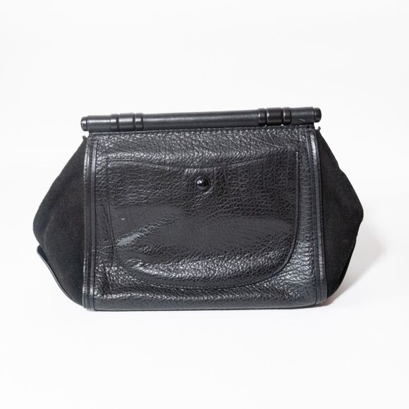 Coach Drifter Crossbody Carryall Mixed Leather Black Designer Satchel Handbag - Picture 6 of 10